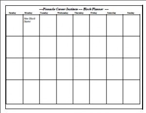 block planner